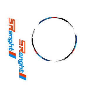 适用于铃木UY125改装轮胎轮毂反光圈前叉防水10-12寸USR车身贴花