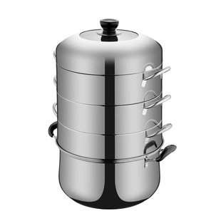 高效节能锅家用燃气煮饭锅无孔蒸锅原味蒸锅不串味蒸饭电磁炉通用