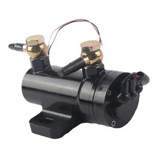 挖机电子输油泵增压改装工程机械挖掘柴油泵适用于日立4/6HK1神钢