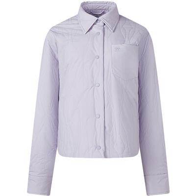 波司登百搭廓形鹅绒羽绒服衬衫领