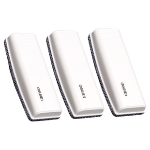 得力高端板擦磁性可吸附大号白板笔擦黑板擦画板板擦学校玻璃白板擦磁性白板擦绿板擦粉笔擦立体纤维布