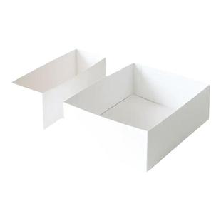 白卡抽屉分隔盒纸质加厚袜子内衣内裤分割小物件衣橱整理收纳盒子