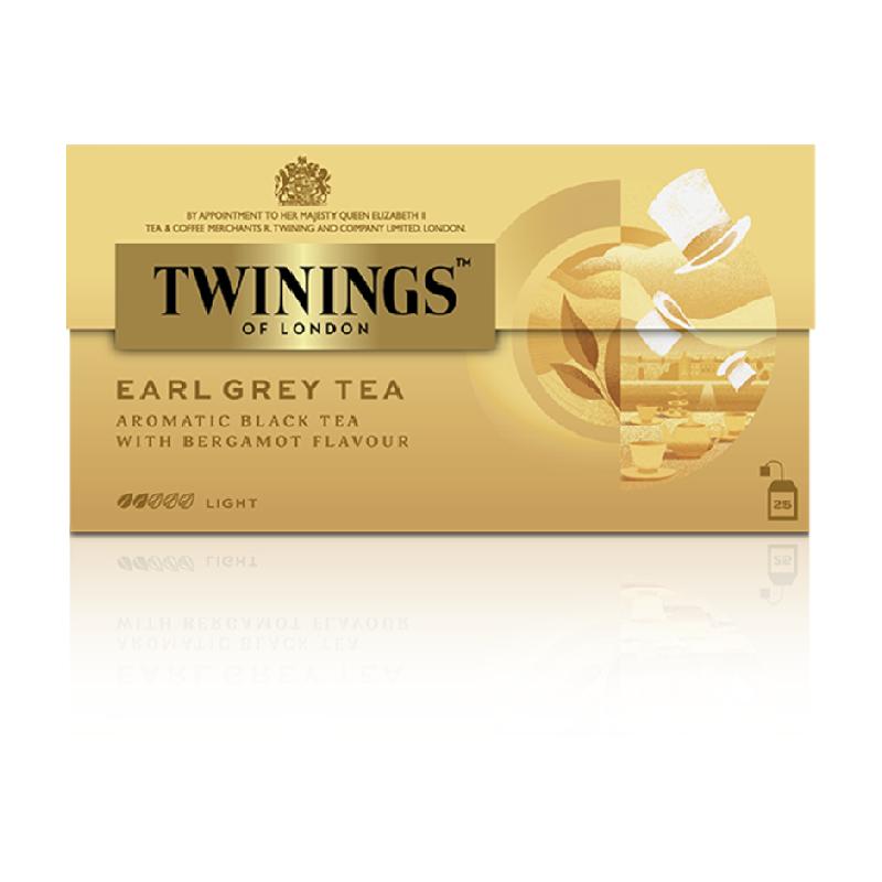 Twinings川宁豪门伯爵红茶2g*25袋便携袋泡茶包办公室下午茶