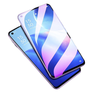 适用opporeno5k钢化膜opppreno5oppo手机膜0ppo/opporneo5k5g全屏opporen05opporeon壳poopreno5opooreno55g
