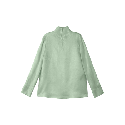 宫小妍桑蚕丝提花新中式上衣