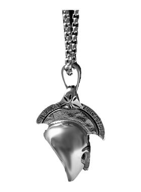 罗马吊坠项链钛钢蛇骨链男斯巴达