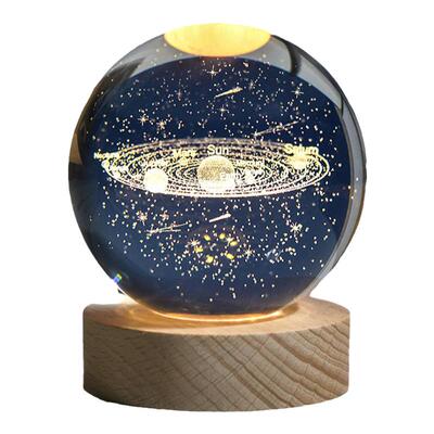 星空银河3d水晶球小夜灯生日礼物