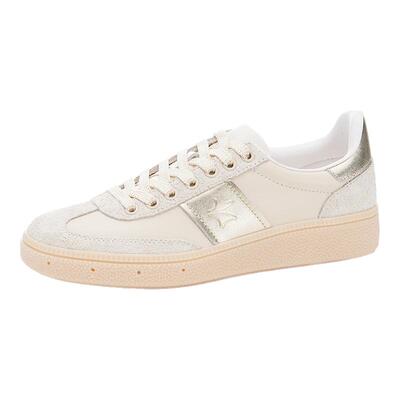 COCKTT春季新款复古百搭德训鞋金色女鞋软底板鞋女休闲运动鞋