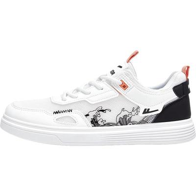 回力透气交叉绑带男运动鞋板鞋