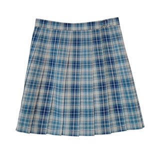 中牌制服馆 渐岚春夏毛料JK制服格裙学院风校供感短裙半身百褶裙