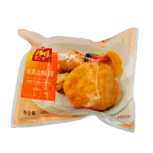 松珍鸿昶放牛吃草爱之素素食黄金酥排黄金排人造肉300g/2500g