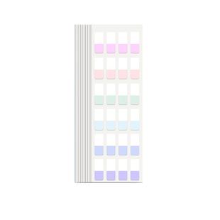 索引贴标签贴纸分类书签便利贴小条标记透明可书写小便签贴彩色荧光贴贴活页数学大号语文学习粘贴速干计划