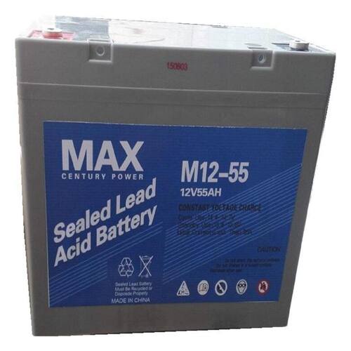 MAX蓄电池M126512V65AH机房UPS电源配套消防照明EPS直流屏
