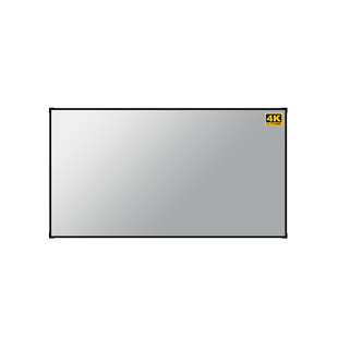 投影幕布家用一体式壁挂菲涅尔抗光硬屏激光短焦中长焦投影仪幕布免组装窄边画框幕布100寸8K高清投影仪幕布