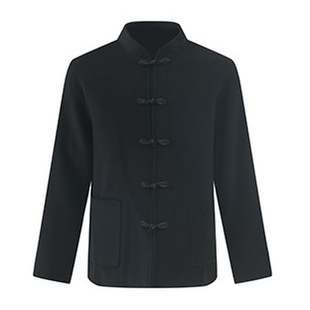 三省六部·门下省【玄香太守】秋冬重磅中式极简手工羊毛唐装外套