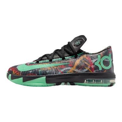 Nike KD 6 All-Star杜兰特6黑绿夜光全明星低帮篮球鞋FQ8356-900