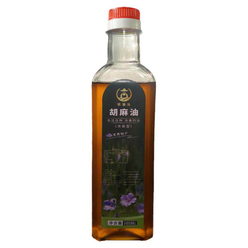 纯胡麻油油亚麻籽熟榨