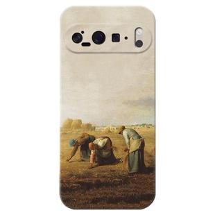 名画拾穗者适用谷歌Pixel10手机壳9pro/8/7/6A米勒XL油画文艺欧美艺术女款个性创意耐脏防摔软