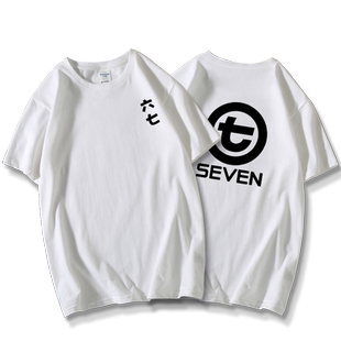 伍六七刺客cos同款联名纯棉定制t恤男女五六七柒的衣服周边短袖夏