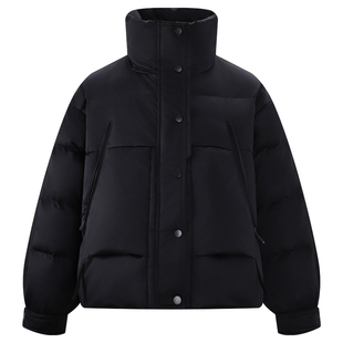 【90白鸭绒】库恩玛维韩系ins风羽绒服女2025年冬新款立领短外套