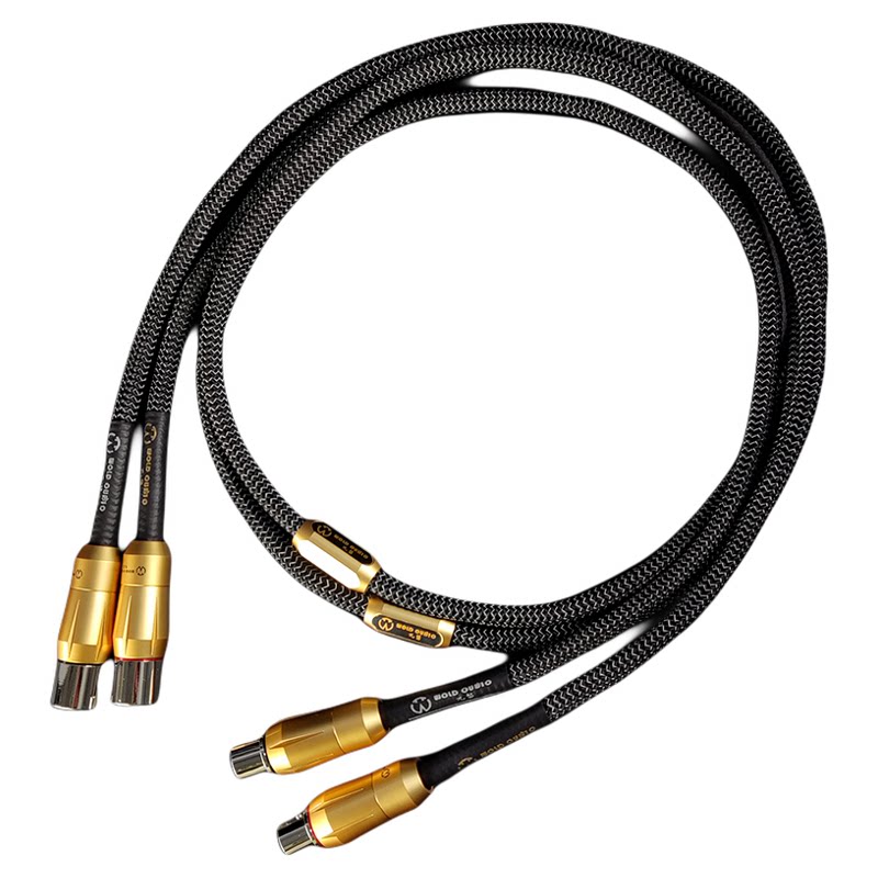 纯银 卡农线  平衡线 XLR  前级 单晶银 卡玛 银彩 手工定制线材