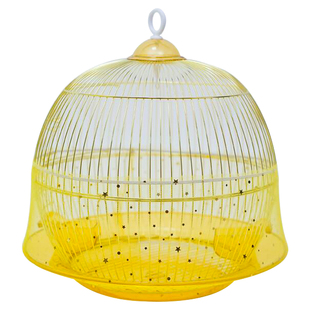 圆笼防溅纱网 防尘布 笼衣 防羽粉 防撒笼罩  鹦鹉笼衣 鸟笼罩