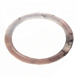 天然玉石手镯 岫玉窄条镯子 玉飘花手镯 岫岩玉圆细镯玉女款包邮