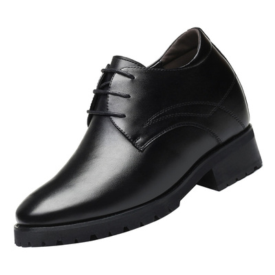 内增高皮鞋厚底厚底内增高商商务