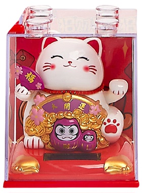 酷炫优品太阳能招财猫摆件