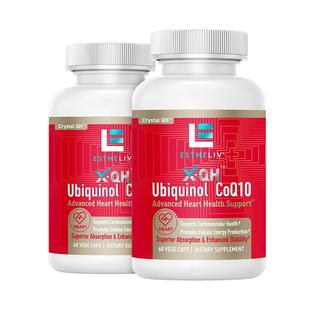 【自营】ESTHELIV研生Ubiquinol还原型辅酶Q10泛醇100mg60粒2瓶装