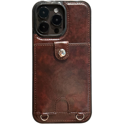 lizardhill 适用苹果15promax手机壳新款iphone15斜挎可背带挂绳14pro女生13卡包12小众高级感轻奢11全包防摔