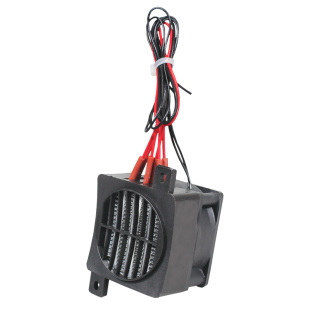 低压12V24V带风扇恒温PTC陶瓷发热片空气电加热器孵化60*60可定制
