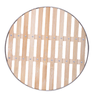 竹蒸片整垫蒸锅炒锅竹篦子不锈钢包边竹子蒸架热馒头蒸屉垫隔水垫