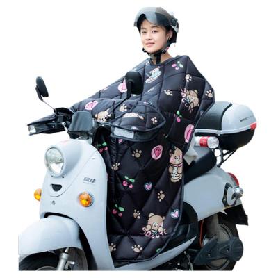 安骑士电动车挡风被冬季加绒