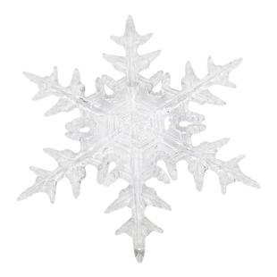 圣诞节冰晶挂件 圣诞树透明亚克力雪花冰条琉璃挂饰 冰锥吊饰