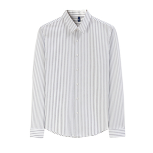 条纹衬衫男长袖高级感上衣职业正装高端寸衣内搭搭配西装打底衬衣