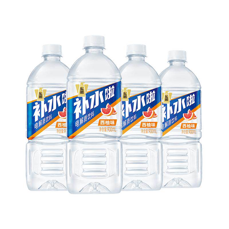 东鹏特饮电解质补水啦900ML*12瓶西柚味