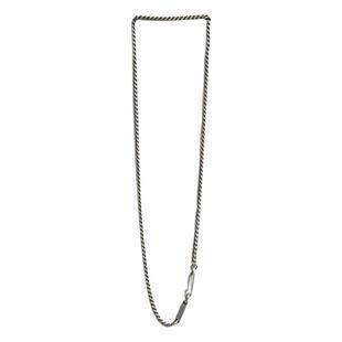 从不睡觉 Werkstatt Munchen暗黑风格经典弹簧扣混合链条纯银项链