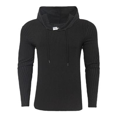 修身男运动连帽打底跑步训练长袖