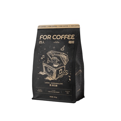 四人高甜龍棉花糖意式咖啡豆454g