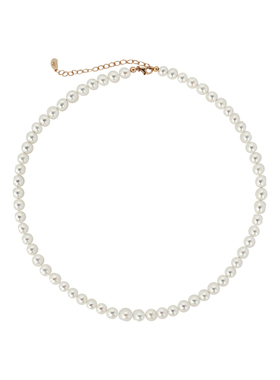 仿海水akoya色正圆高亮珍珠项链