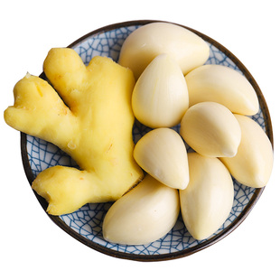 云南新鲜姜蒜组合山地小黄姜高原多瓣蒜独头蒜精选组合生姜大蒜
