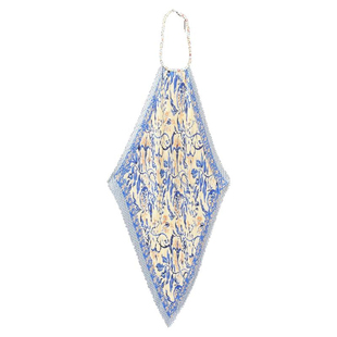 正版现货ANTIMOON景德镇寿山石挂脖吊带露背褶皱艺术辣妹度假上衣