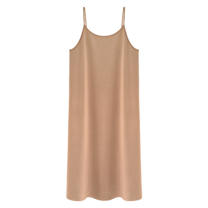 媛子大码女装春夏新款胖mm遮肉显瘦宽松长款内搭吊带打底裙连衣裙