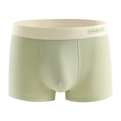 纯棉男式10A抗菌透气平角短裤头