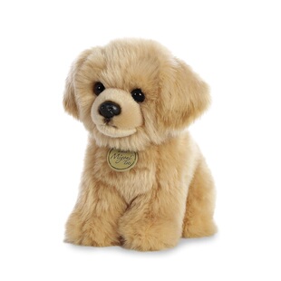 美国aurora world正版仿真动物金毛犬狗狗公仔玩偶娃娃毛绒玩具