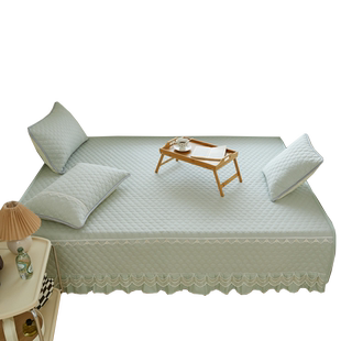 2023新款高级榻榻米床盖夏季纯棉炕盖夹棉防滑可定制四季通用床单