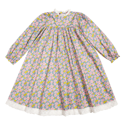 littlenaive碎花秋季法式连衣裙