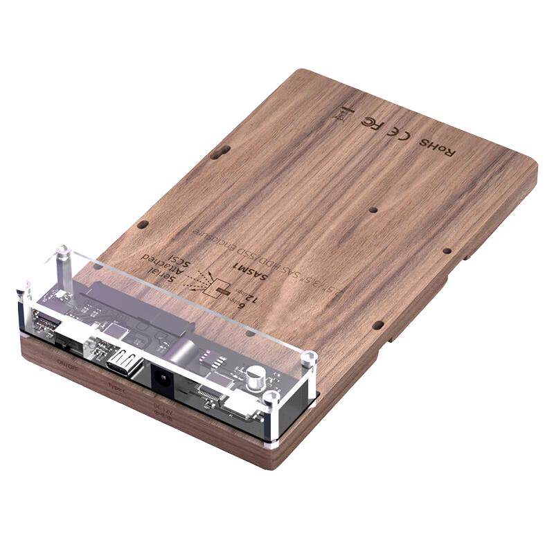 麦沃硬盘盒SAS接口sata通用HDD2.5/3.5服务器硬盘固态机械外接盒