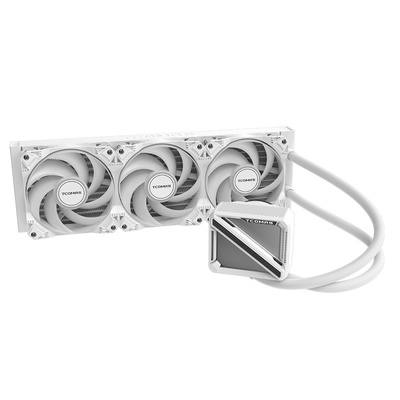 TCOMAS钛钽SJ-A090 360黑色 一体式CPU水冷散热器 大冷头加厚冷排